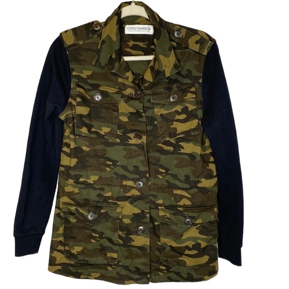 Camo Camouflage Pacsun Gypsy Warrior Jacket - Picture 1 of 10